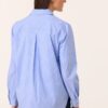 Gerry Weber - Blá/hvít teinótt blússa - Image 2
