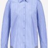 Gerry Weber - Blá/hvít teinótt blússa - Image 5