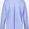Gerry Weber - Blá/hvít teinótt blússa - Image 6