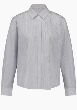 Gerry Weber - Grá teinótt blússa
