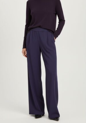 Gerry Weber - Mjúkar navy dragtarbuxur
